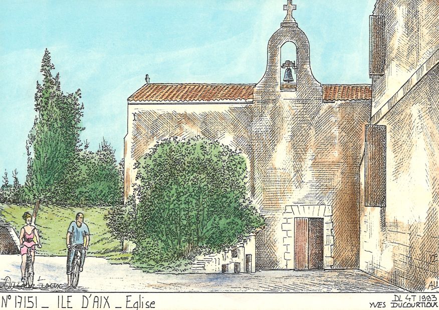 N 17151 - ILE D AIX - glise