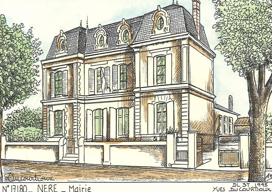 N 17180 - NERE - mairie