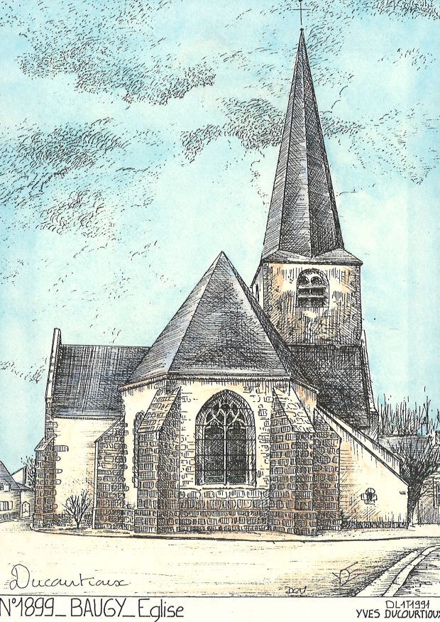 N 18099 - BAUGY - église