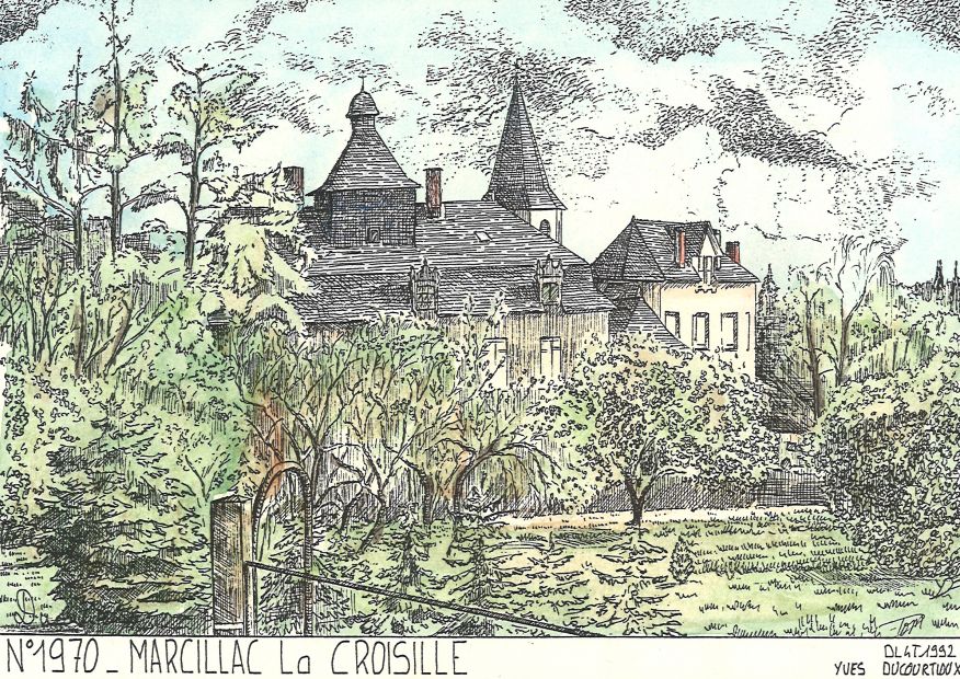 N 19070 - MARCILLAC LA CROISILLE - vue