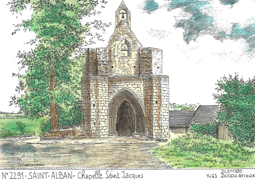 N 22091 - ST ALBAN - chapelle st jacques
