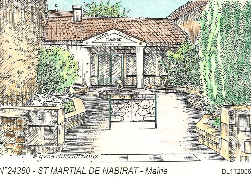 N 24380 - ST MARTIAL DE NABIRAT - mairie