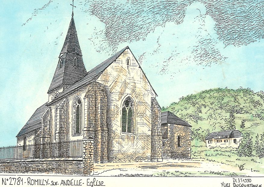 N 27081 - ROMILLY SUR ANDELLE - glise