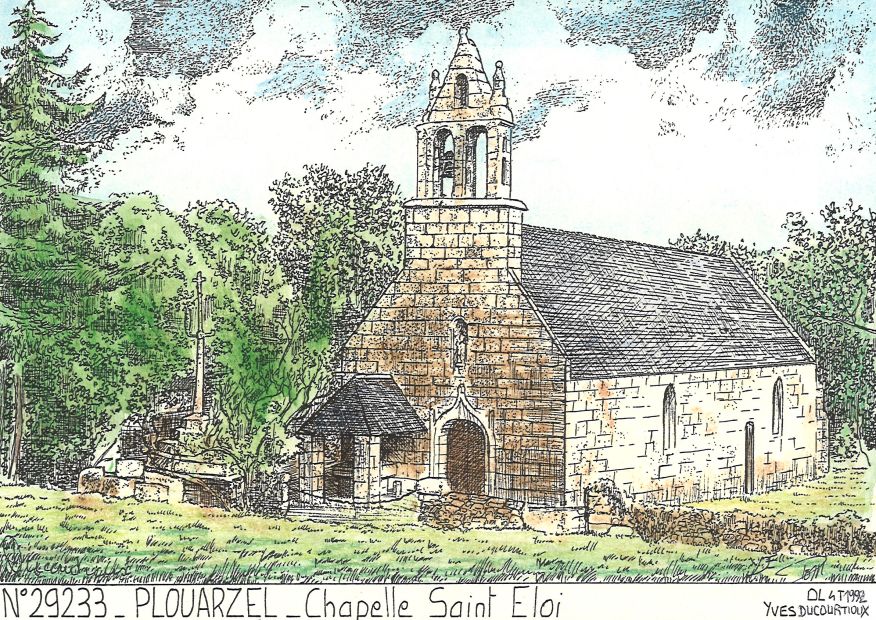 N 29233 - PLOUARZEL - chapelle st loi