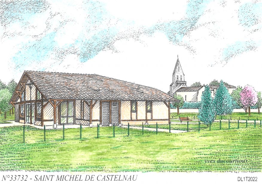 N 33732 - ST MICHEL DE CASTELNAU - vue