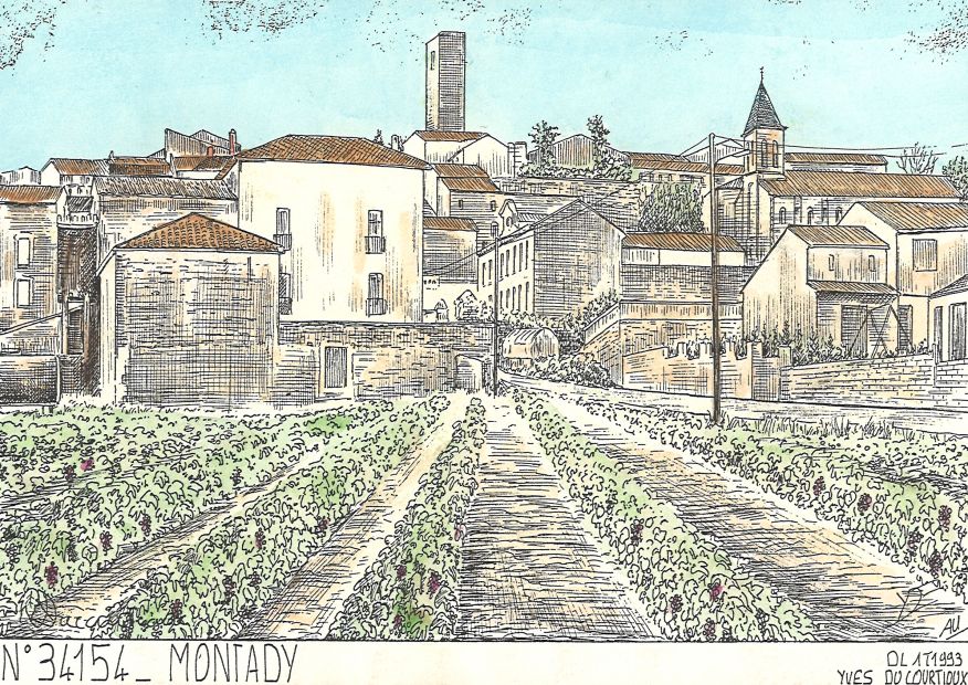N 34154 - MONTADY - vue