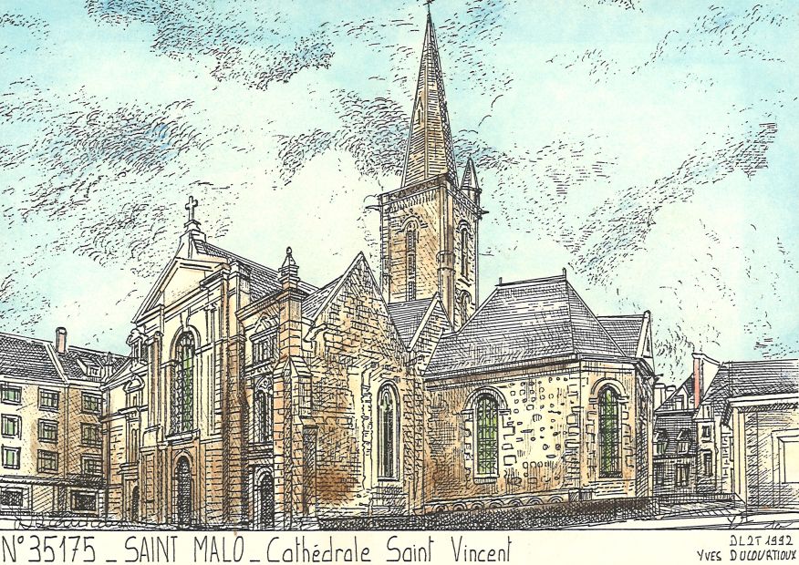 N 35175 - ST MALO - cathdrale st vincent