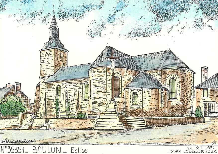 N 35357 - BAULON - église