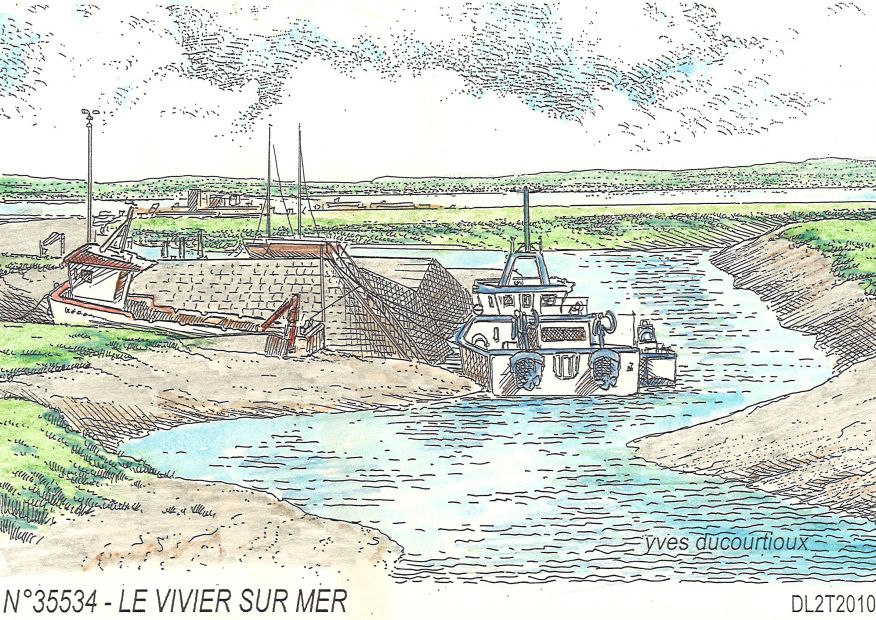 N 35534 - LE VIVIER SUR MER - vue