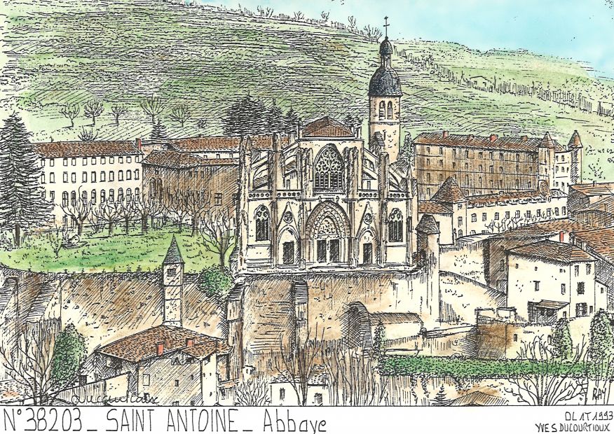 N 38203 - ST ANTOINE - abbaye