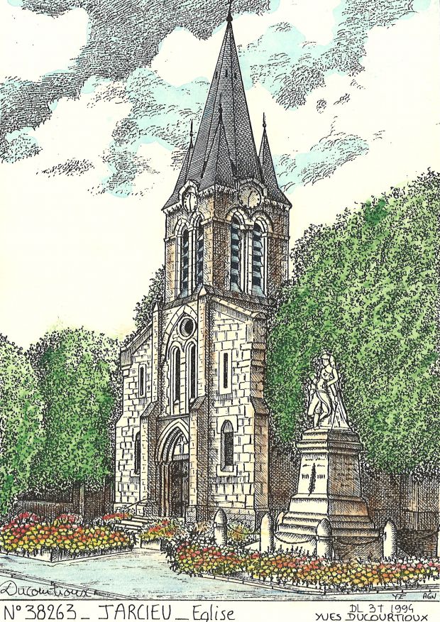 N 38263 - JARCIEU - glise