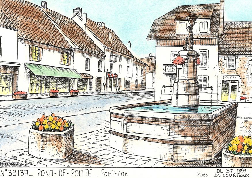N 39137 - PONT DE POITTE - fontaine
