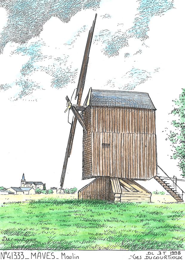 N 41333 - MAVES - moulin