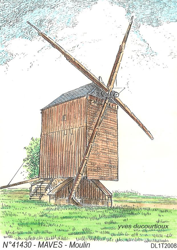 N 41430 - MAVES - moulin