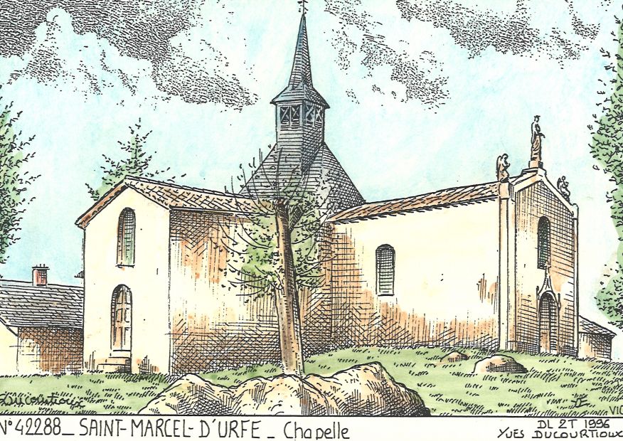 N 42288 - ST MARCEL D URFE - chapelle