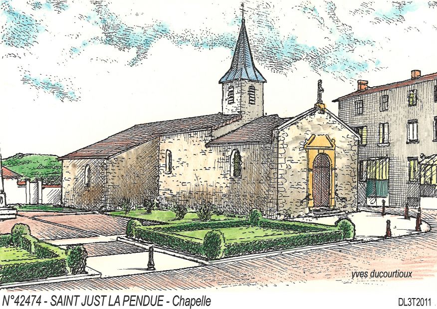 N 42474 - ST JUST LA PENDUE - chapelle