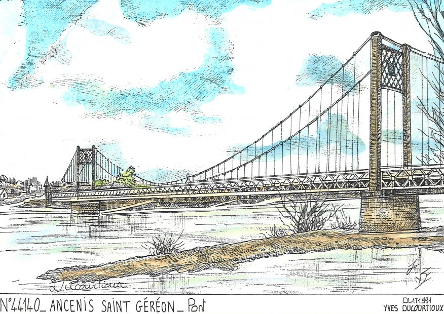 N 44140 - ANCENIS SAINT GEREON - pont