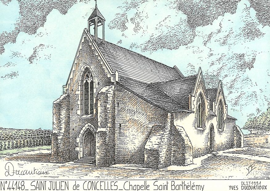 N 44148 - ST JULIEN DE CONCELLES - chapelle st barthlmy