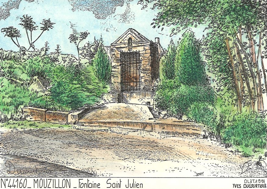 N 44160 - MOUZILLON - fontaine st julien