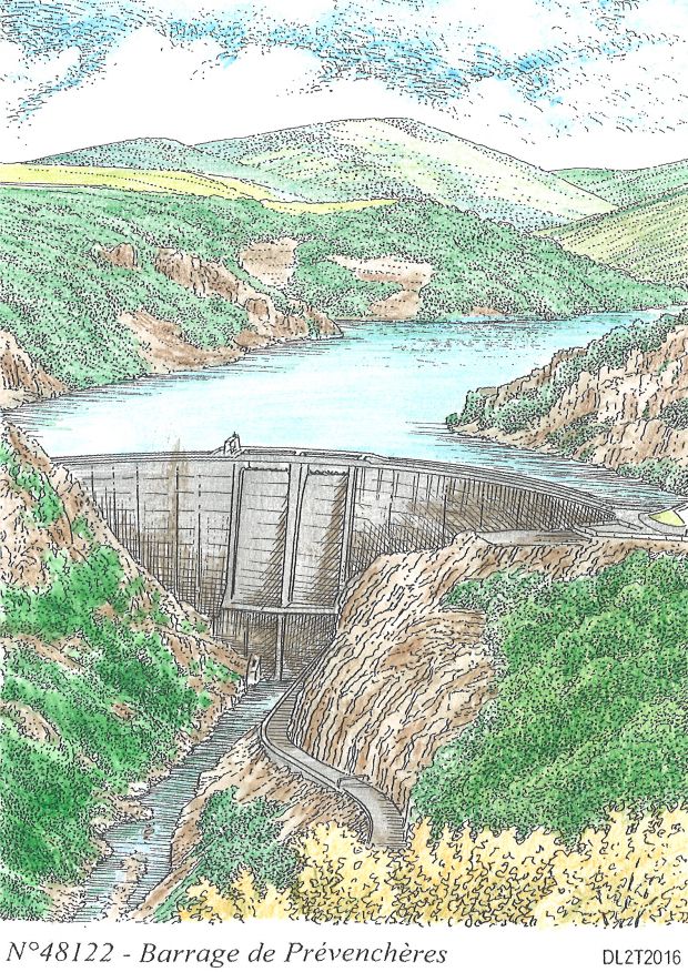 N 48122 - PREVENCHERES - barrage de prvenchres