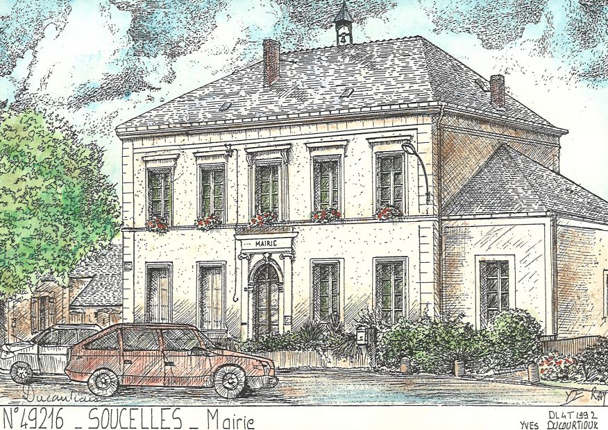 N 49216 - SOUCELLES - mairie