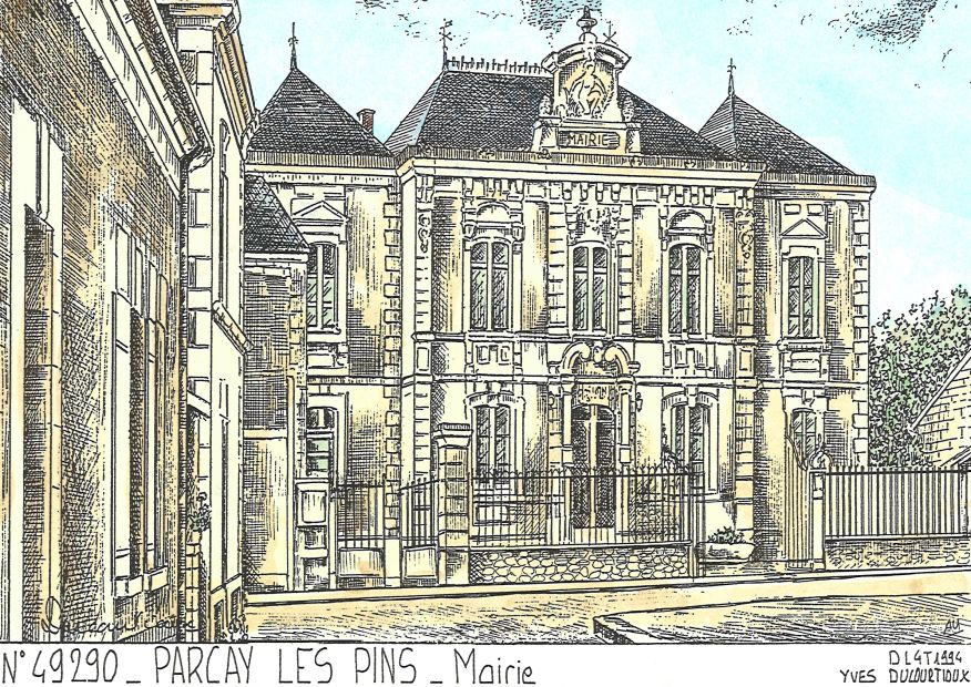 N 49290 - PARCAY LES PINS - mairie