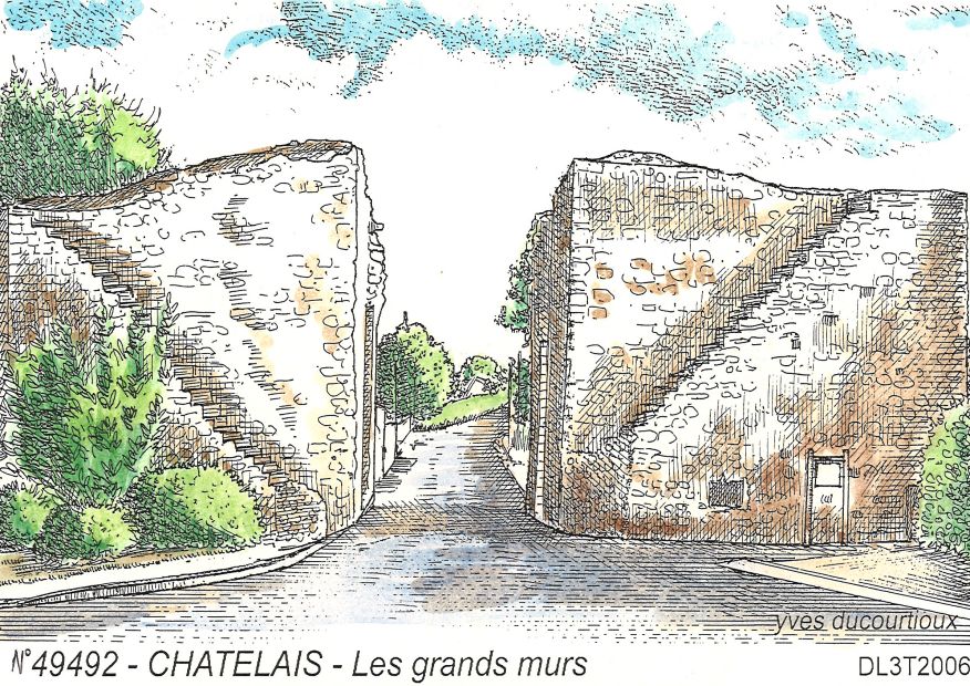 N 49492 - CHATELAIS - les grands murs
