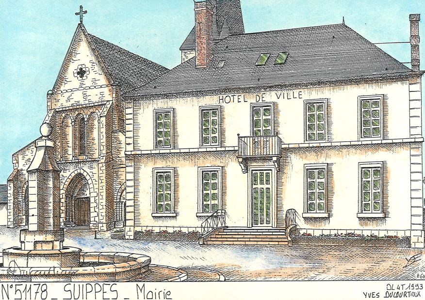 N 51178 - SUIPPES - mairie