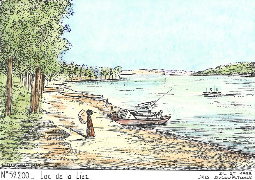 N 52200 - LANGRES - lac de la liez