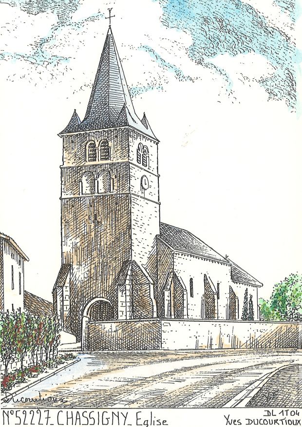 N 52227 - CHASSIGNY - glise