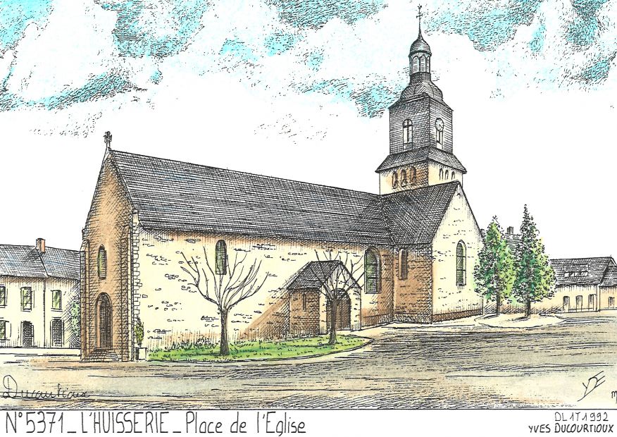 N 53071 - L HUISSERIE - place de l glise