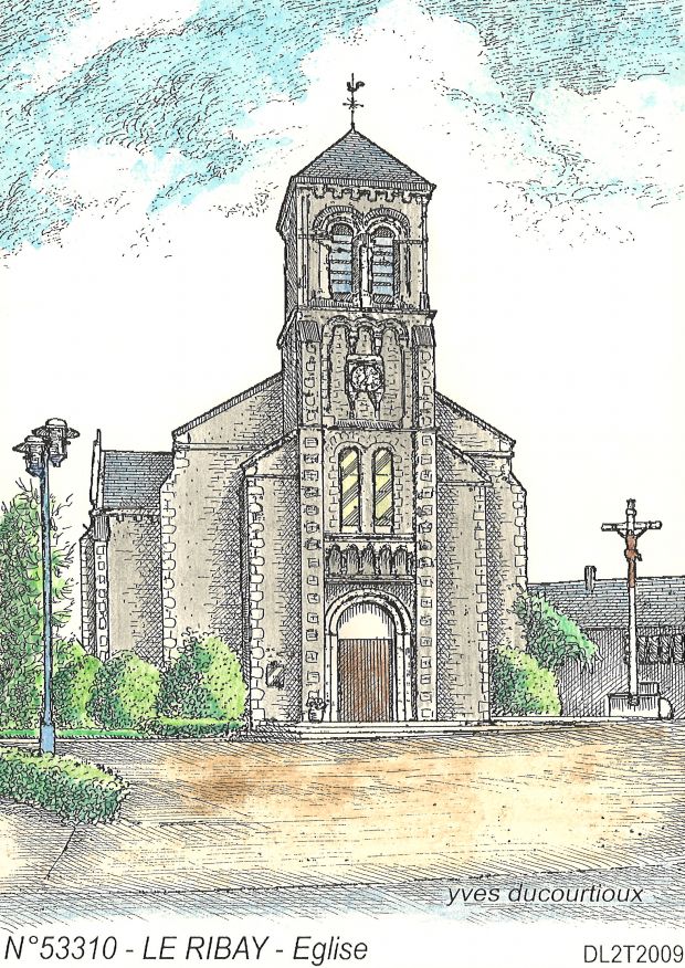 N 53310 - LE RIBAY - glise