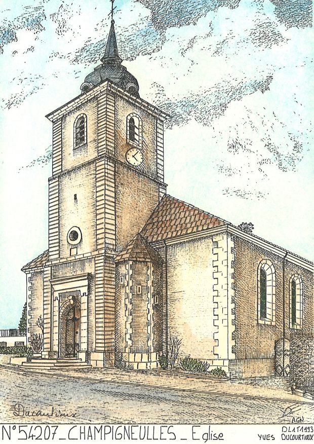 N 54207 - CHAMPIGNEULLES - glise