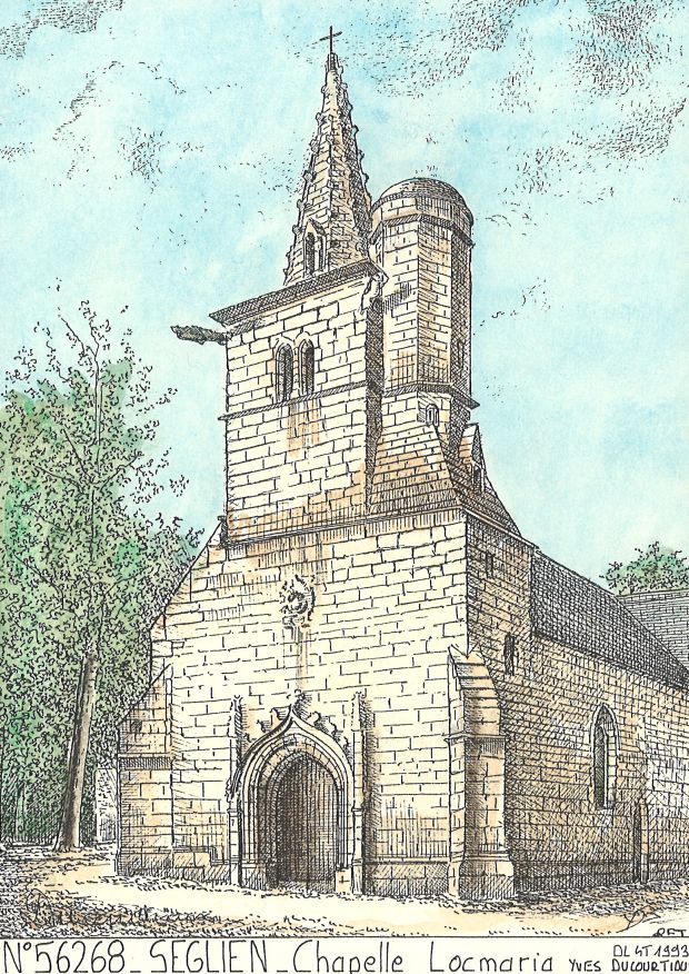 N 56268 - SEGLIEN - chapelle locmaria