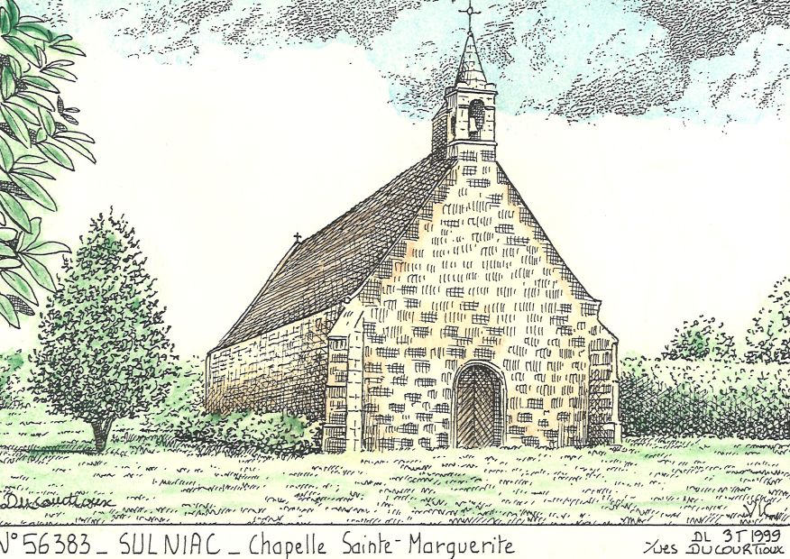 N 56383 - SULNIAC - chapelle ste marguerite