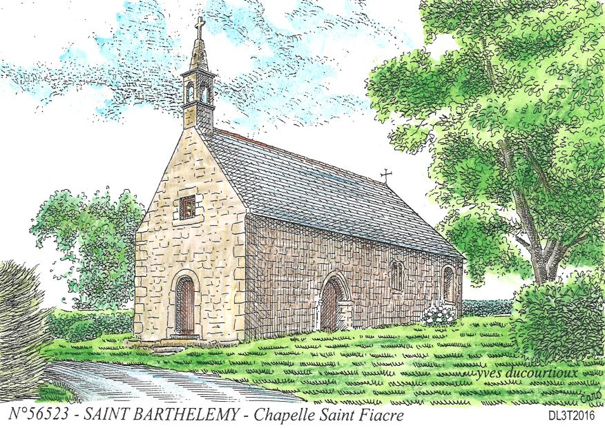 N 56523 - ST BARTHELEMY - chapelle st fiacre