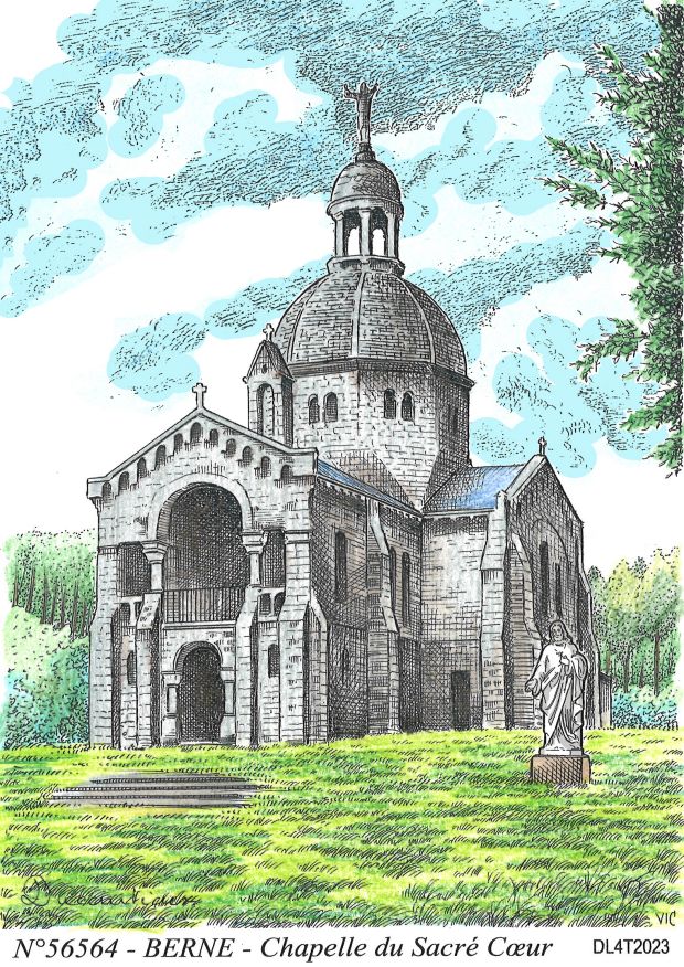 N 56564 - BERNE - chapelle du sacr coeur
