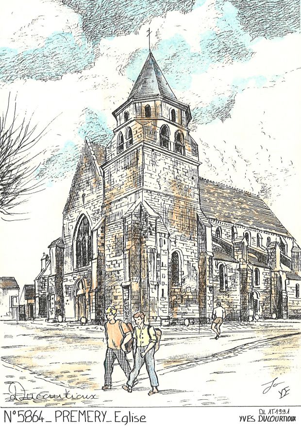 N 58064 - PREMERY - glise