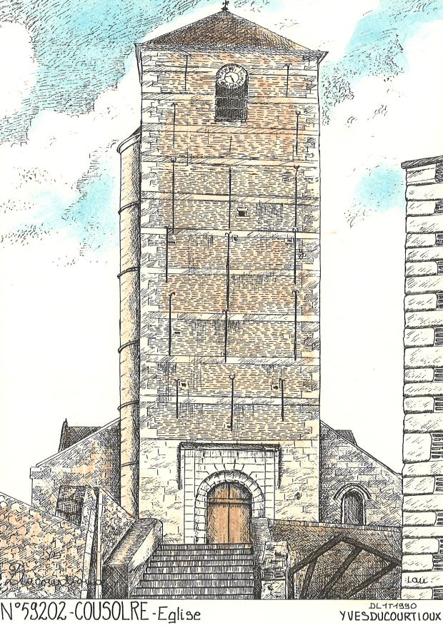 N 59202 - COUSOLRE - glise