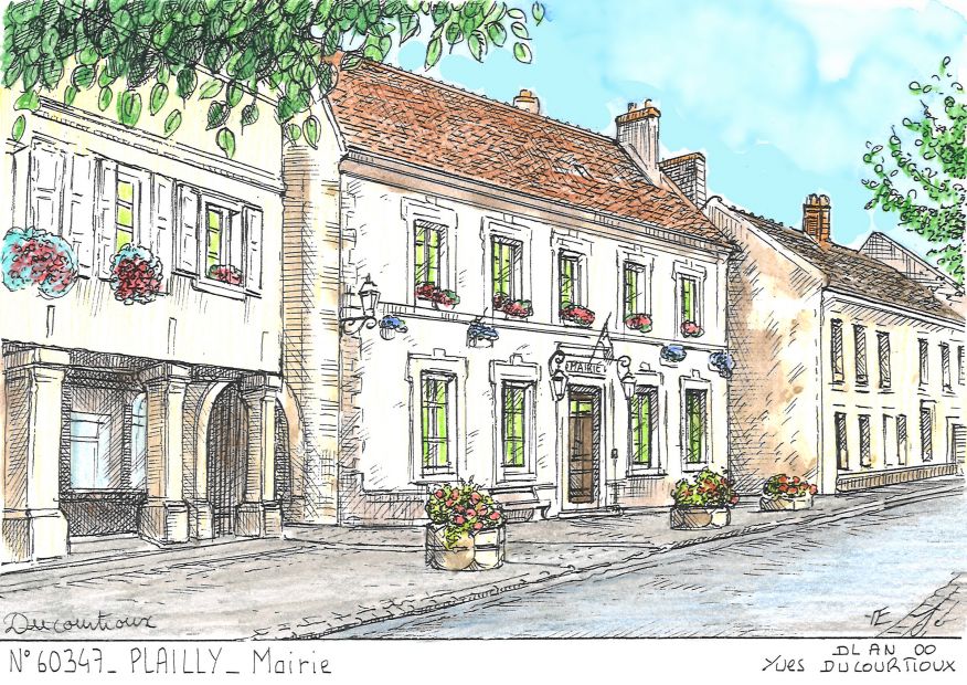 N 60347 - PLAILLY - mairie