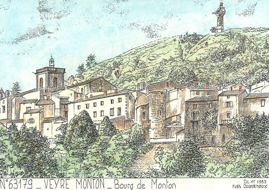 N 63179 - VEYRE MONTON - bourg de mouton