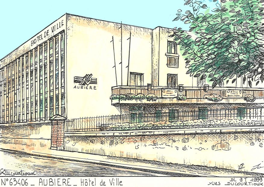 N 63406 - AUBIERE - mairie