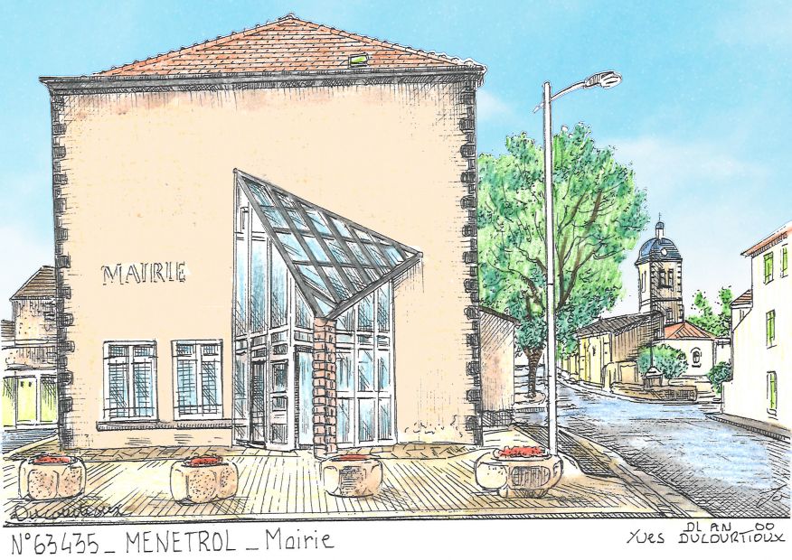N 63435 - MENETROL - mairie