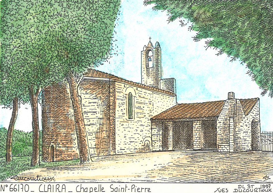 N 66170 - CLAIRA - chapelle st pierre