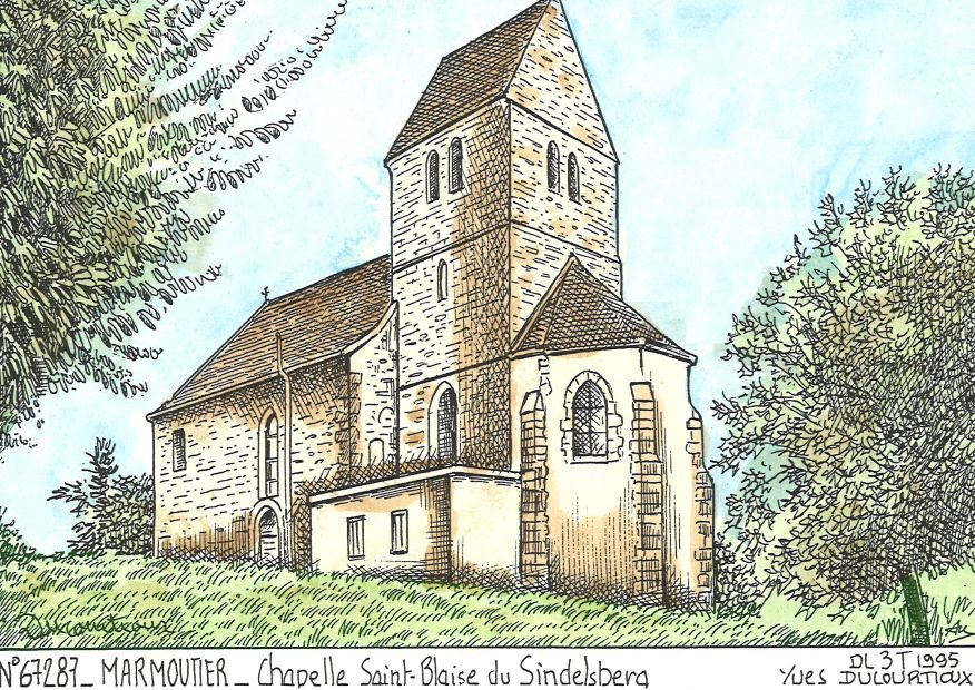 N 67287 - MARMOUTIER - chapelle st blaise du sindelsb