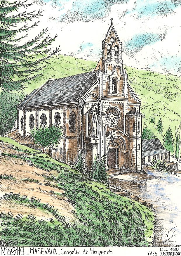 N 68119 - MASEVAUX - chapelle de houppach