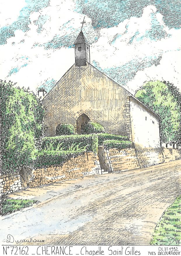 N 72162 - CHERANCE - chapelle st gilles