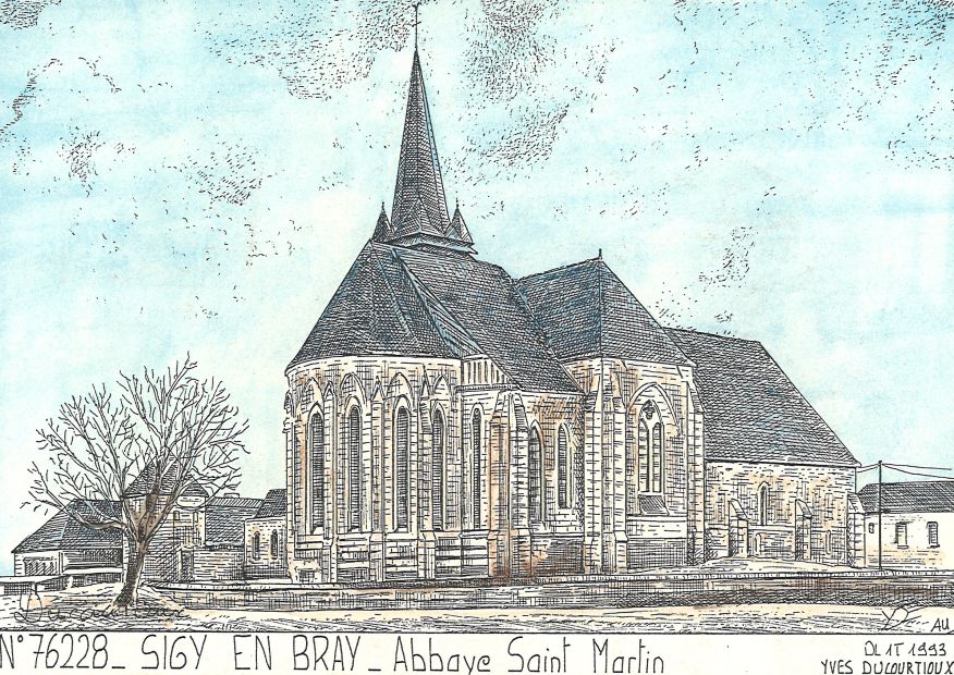 N 76228 - SIGY EN BRAY - abbaye st martin