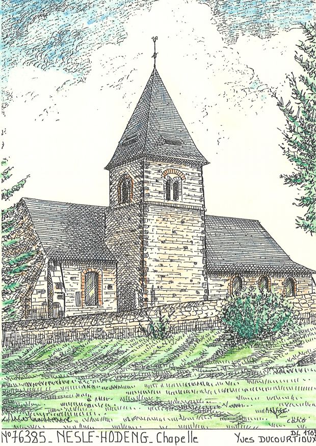 N 76385 - NESLE HODENG - chapelle