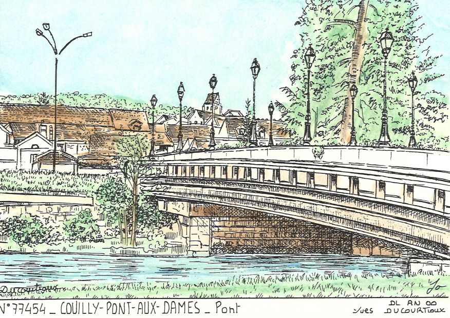 N 77454 - COUILLY PONT AUX DAMES - pont